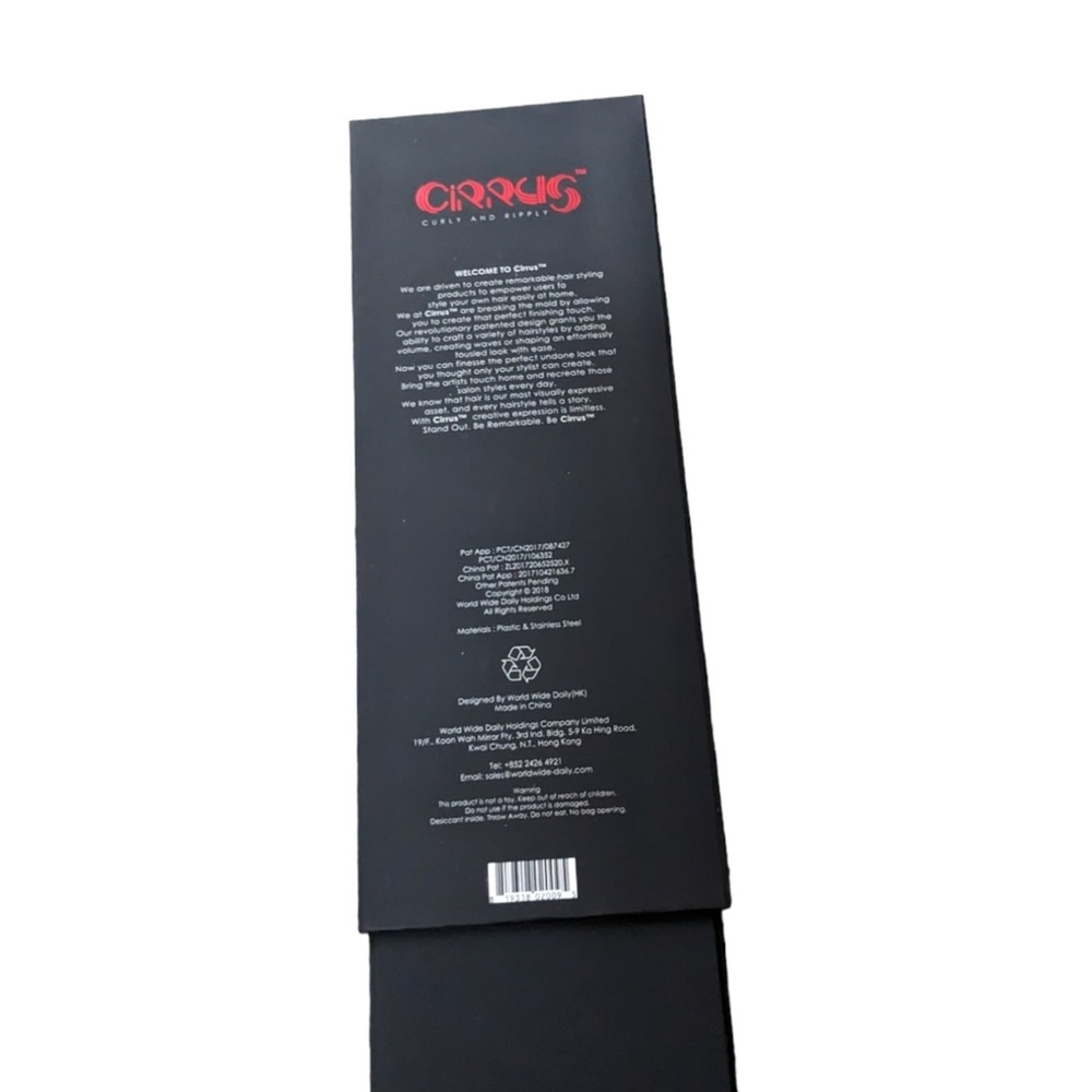 Cirrus curly and ripply brush red and black box - Picture 4 of 6